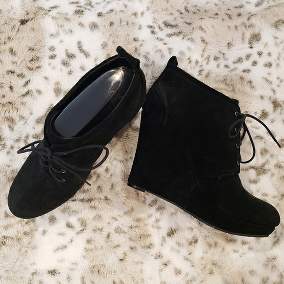 Suede Booties - Picture 2 of 3
